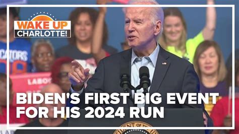 Biden finds receptive union crowd at first big event of his 2024 reelection campaign